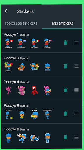 Stickers de Pocoyo para WhatsApp - WAStickerApps screenshot 5