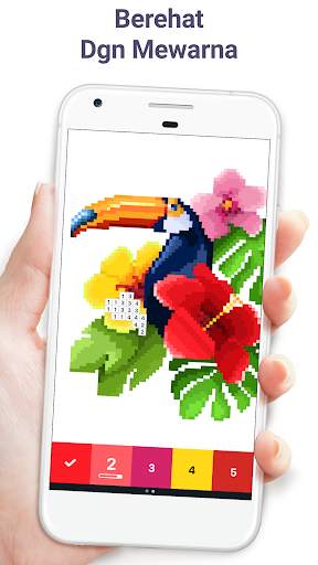 Pixel Art - warna ikut nombor screenshot 1