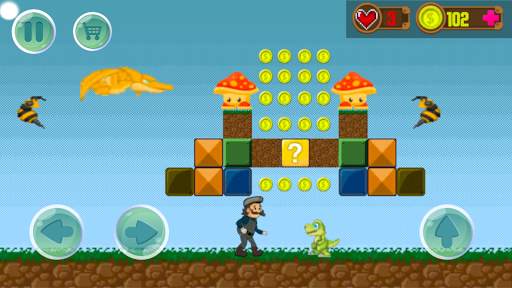 Super Plumber Adventures World 2D Retro Game screenshot 1