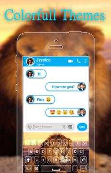 Lion Keyboard Theme screenshot 1