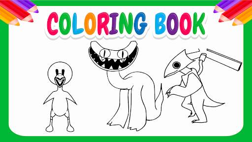 Rainbow friends 2 coloring screenshot 2