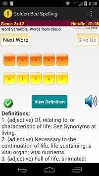 Golden Bee Spelling Free screenshot 7