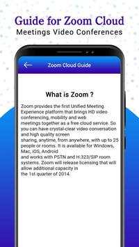 Guide for ZOOM Cloud Meetings Video Conferences screenshot 3