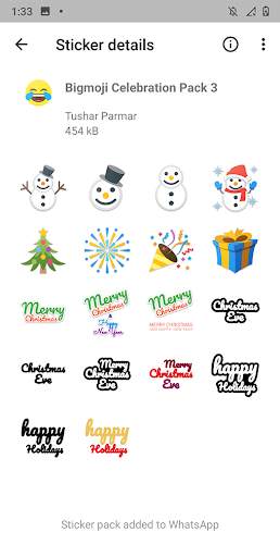 Bigmoji - WAStickerApp screenshot 9