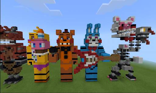 FNAF 2 Mounts Mod for Minecraft PE screenshot 1