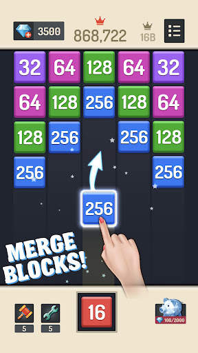 Merge Block - 2048 Puzzle screenshot 2