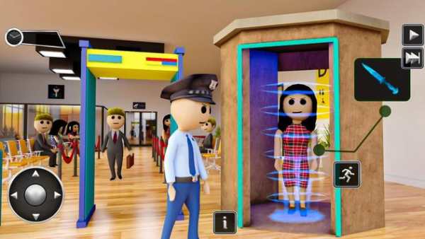 Stickman Airport Games - A Kids City Simulation screenshot 2