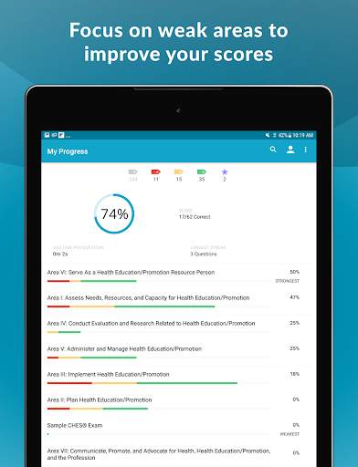 Certification Guide for Health Ed Specialist скриншот 5