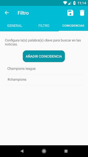 Feedfilter - Twitter, Noticias, RSS, Atom... screenshot 8