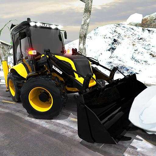 Clean Road 3D Snow Heavy Excavator Crane Rescue 1.1