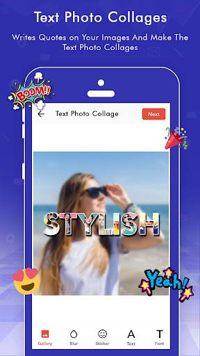 Text Photo Collage Maker screenshot 1