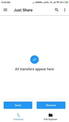 Just ShareIt : File Transfer & Sharing скриншот 1