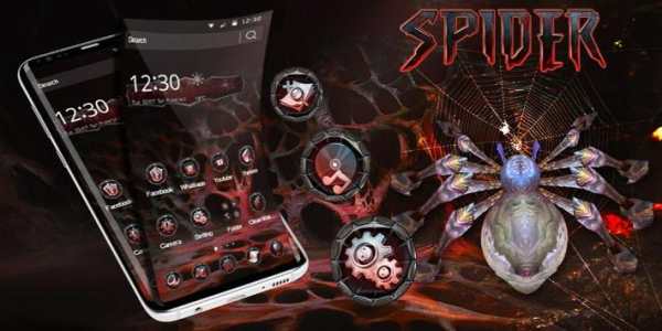 3D Horror Dark Spider Theme screenshot 4