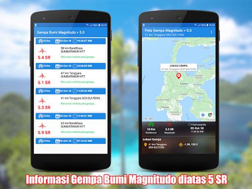 Info Gempa Bumi Terkini स्क्रीनशॉट 2