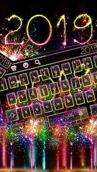 2019 New Year Fireworks Keyboard screenshot 2