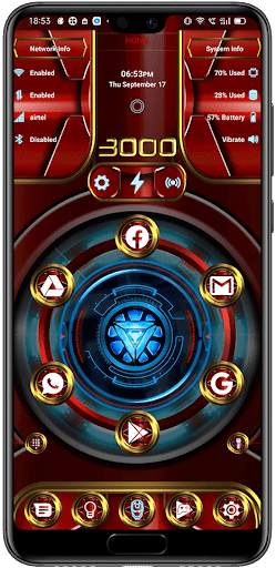 Arc Launcher 3000 Theme screenshot 1