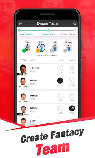 11apps - Dream11 App, Dream Team 11 screenshot 1