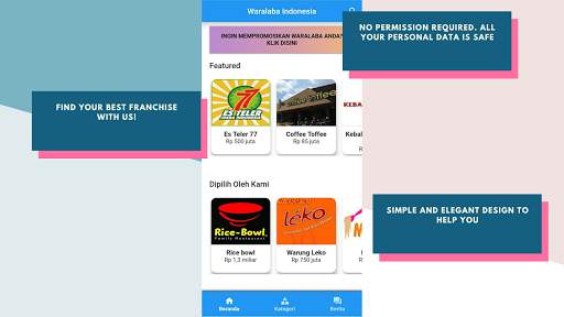 Waralaba Aja - Indonesian Franchise screenshot 1
