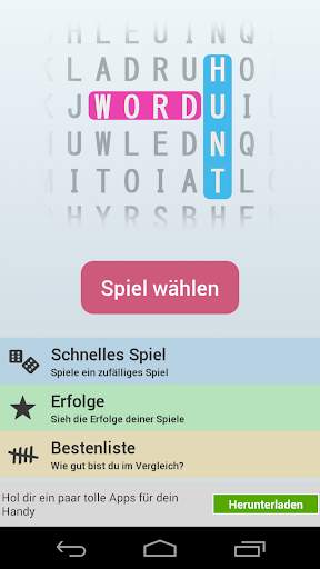 Wort Jagd - Die Wort Suche screenshot 2