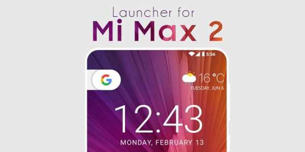 Launcher for Xiaomi Mi Max 2 screenshot 1