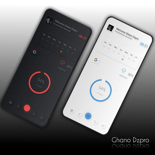 Classy klwp themes screenshot 3
