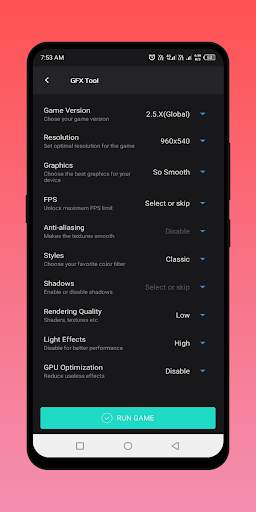 GFX Pro - GFX Tool PUBG / BGMI screenshot 5
