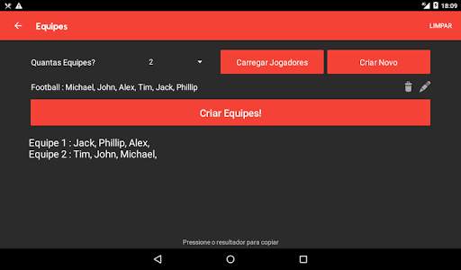 Randomizer  Gerador de Escolhas - Tomar Decisőes screenshot 11