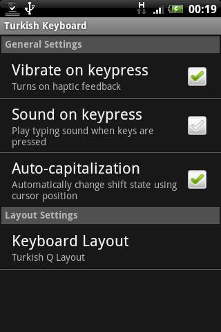 Turkish Keyboard screenshot 2