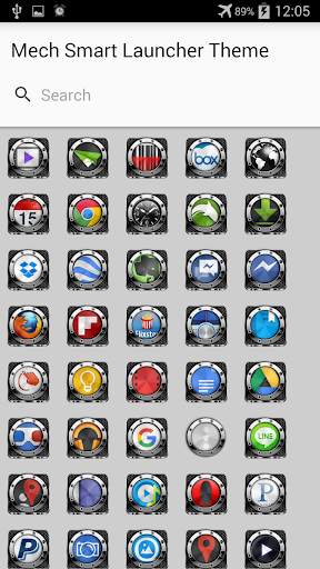 Smart Launcher Theme Mech screenshot 4