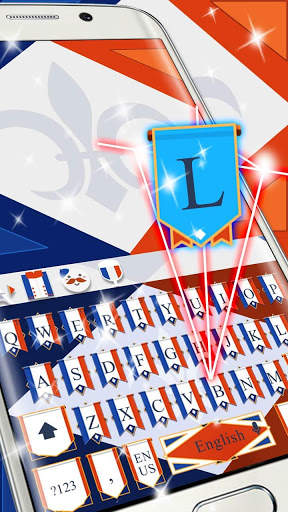 France Flag Keyboard screenshot 2