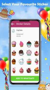 Birthday stickers For WhatsApp - WAStickerApps screenshot 4