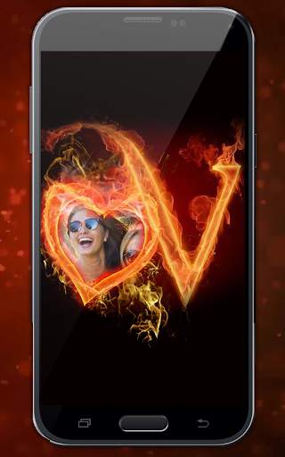 Fire Text Photo Frames - Edit Photo screenshot 5