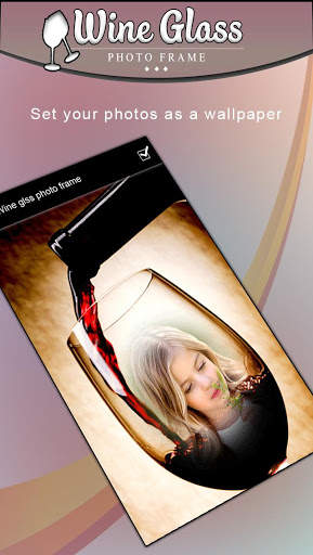 Wine Glass Photo Frame 6 تصوير الشاشة