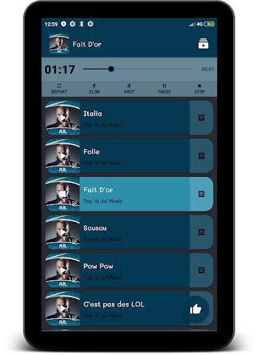 Jul Chansons - Sans Internet screenshot 3