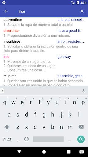 Verbos Español screenshot 8