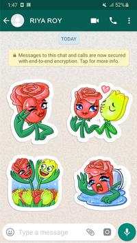 Flower Stickers For WhatsApp screenshot 1