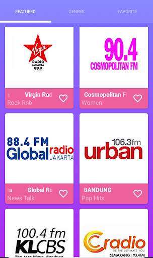Free fm radio stations screenshot 1