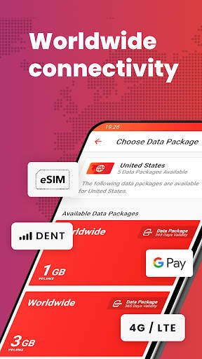 DENT: Worldwide eSIM Data screenshot 2