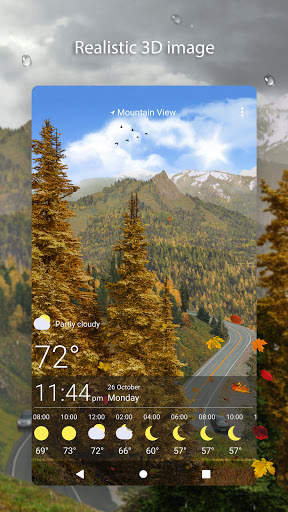 4 Season Road - Weather Live Wallpaper screenshot 3