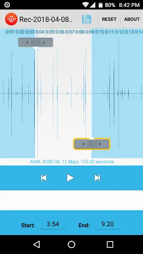 MP3 Music Cutter Editor screenshot 2