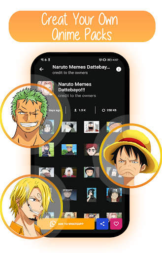 Anime Stickers For WhatsApp screenshot 4
