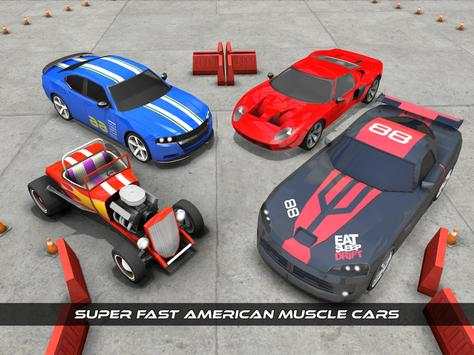 American Muscle Car Game: Driving School 2017 screenshot 15