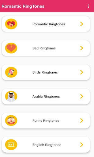 Offline romantic sounds - romantic ringtones app screenshot 2