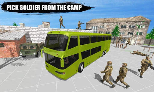 Offroad New Army Bus Game 2019 screenshot 2