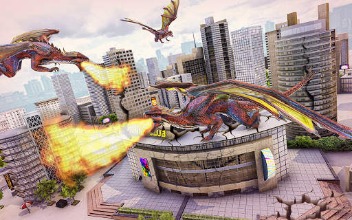 Flying Dragon Robot Transforming: Robot Wars Games screenshot 4