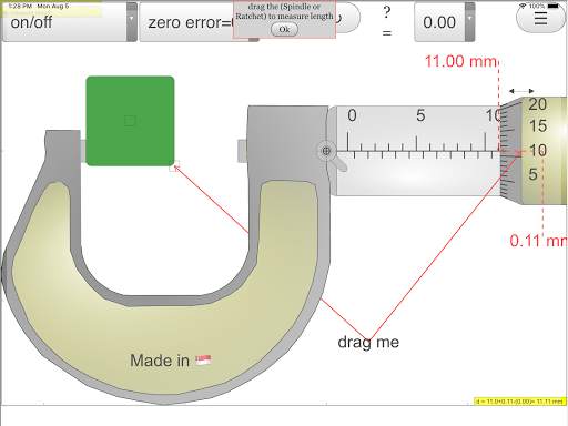 Micrometer Simulator screenshot 9