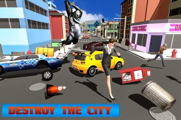 Angry Gorilla Town Attack screenshot 5