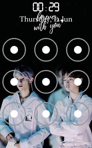 Wanna One Pattern Lock Screen 2 تصوير الشاشة