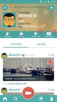Globalistan - Social Network screenshot 1