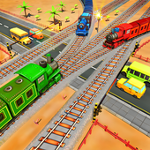 Railroad Crossing Train Games icon